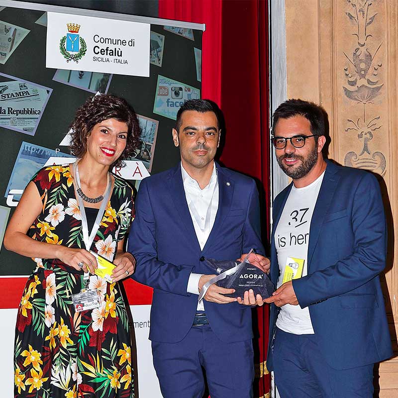 Premio Agorà 2019 - Cefalù Michela Seu, Giancarlo Murgia, Michele Palla