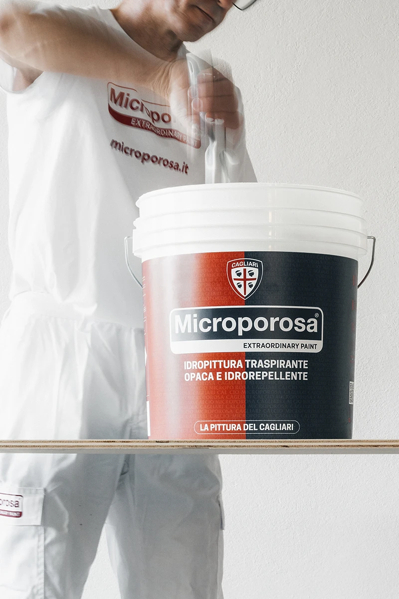 Pittura Microporosa campagna lancio prodotto Sardegna