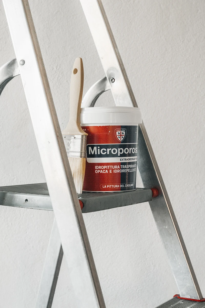Microporosa pittura traspirante per interni campagna lancio Sardegna realizzata da 37Comunicazione